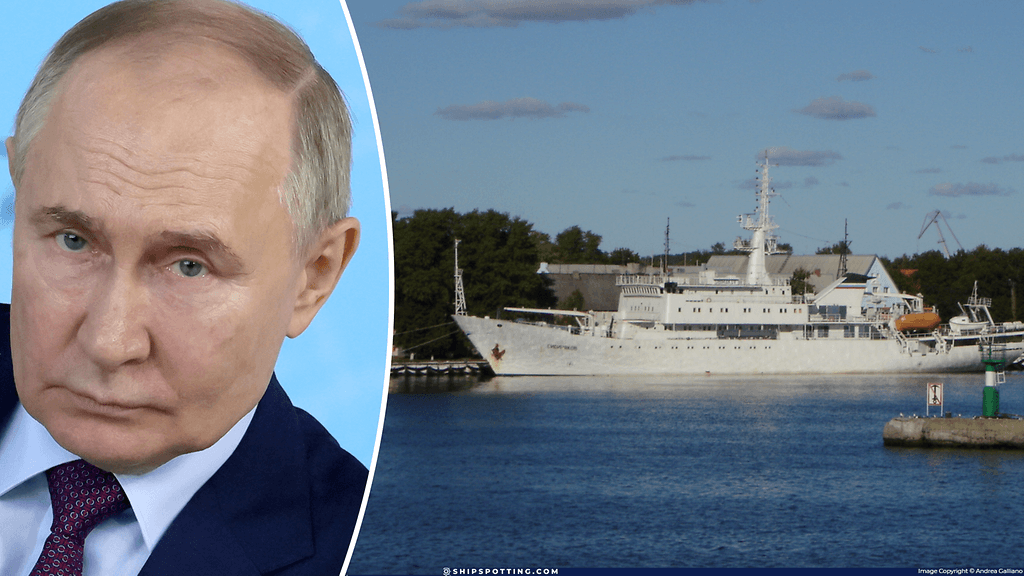 SVT:n tietojen mukaan Putinin vakoilulaiva on saapunut alueelle seuraamaan Naton harjoitusta.