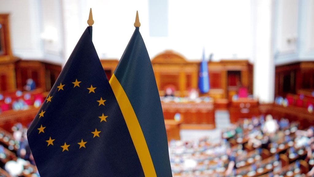 Ukraina ja Moldova hakivat EU:n jäsenyyttä pian sen jälkeen, kun Venäjä aloitti laajan hyökkäyksensä Ukrainassa vuoden 2022 helmikuussa. Kuvituskuva.