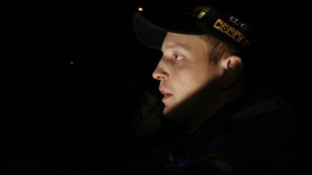 Mikko Hirvonen Britannian MM-rallissa 2010.