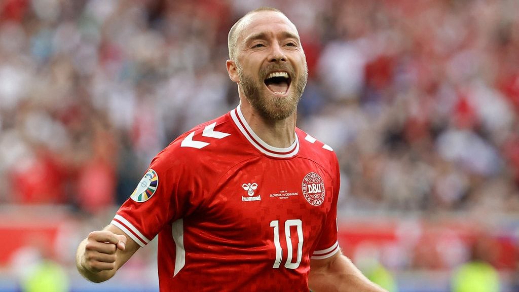 Christian Eriksen pelasi sunnuntaina ensimmäisen ottelunsa EM-kisoissa 1 100 päivää sitten EM-ottelussa saamansa sydänkohtauksen jälkeen.