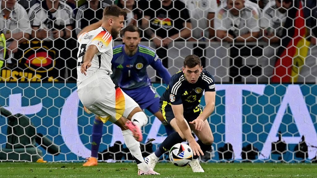 Niclas Fullkrug onnistui maalinteossa avausottelussa Skotlantia vastaan.