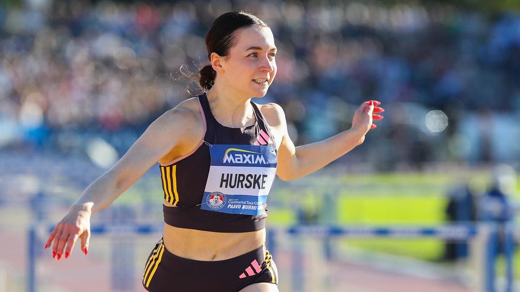 Reetta Hurske juoksi uuden Suomen ennätyksen sadan metrin aitajuoksussa.