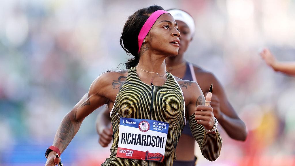 Sha'Carri Richardson selvisi olympialaisiin viime kisojen kannabiskohun jälkeen.