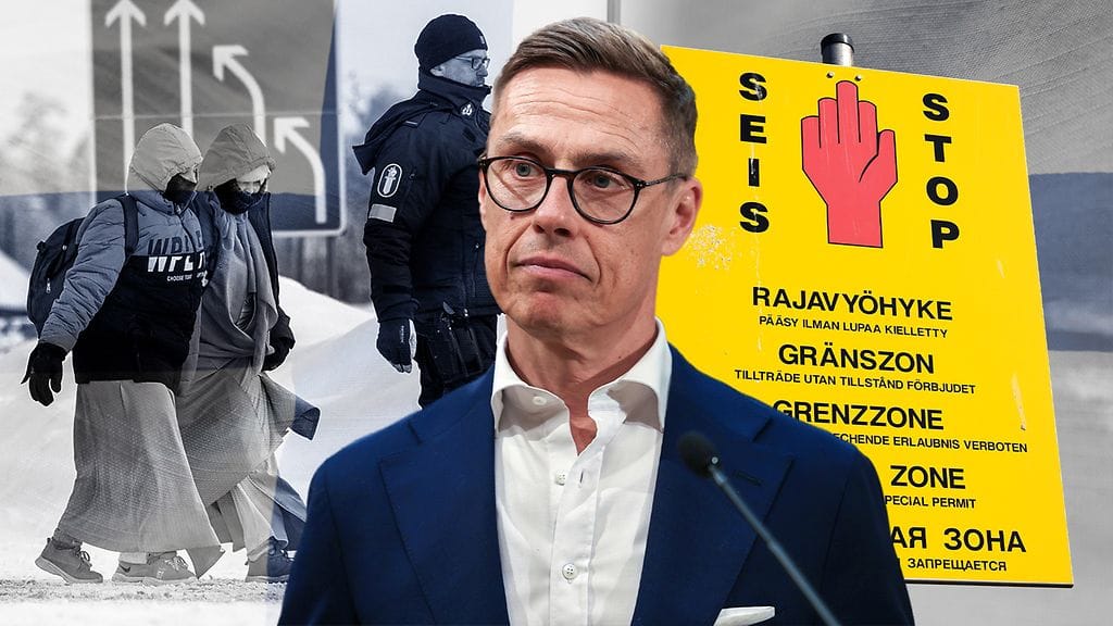 "Tiedustelutietomme mukaan Venäjä pystyy siirtämään rajallemme siirtolaisia, jotka eivät ole perinteisiä turvapaikanhakijoita vaan ihmisiä, joita käytetään aseena ja välineellistetään. Yli tuhat muutamassa tunnissa", presidentti Stubb perustelee poikkeuslain tarpeellisuutta.