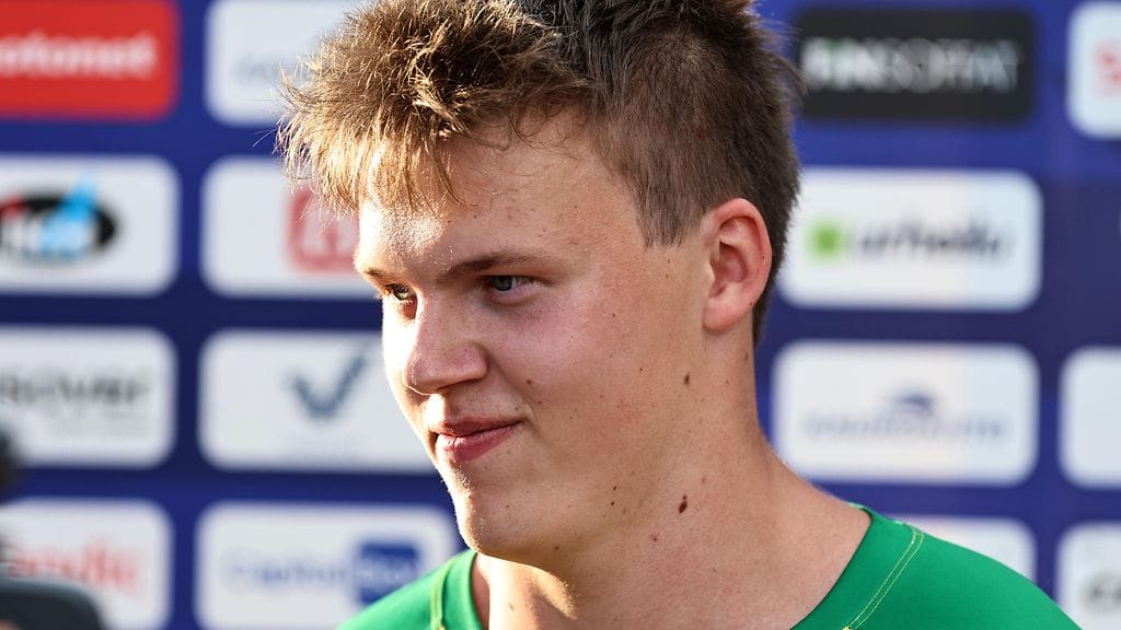 Mico Lampinen heitti kiekonheitossa miesten SM-kultaa.