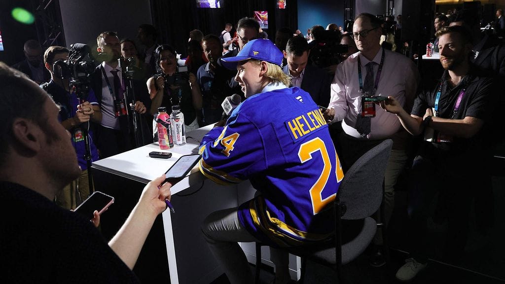 Konsta Helenius varattiin ykköskierroksella Buffalo Sabresiin.