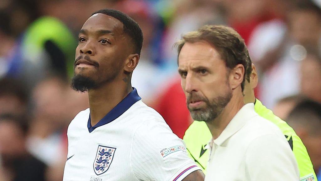 Ivan Toney ei ollut Gareth Southgaten mukaan järin innoissaan myöhäisestä sisääntulostaan.