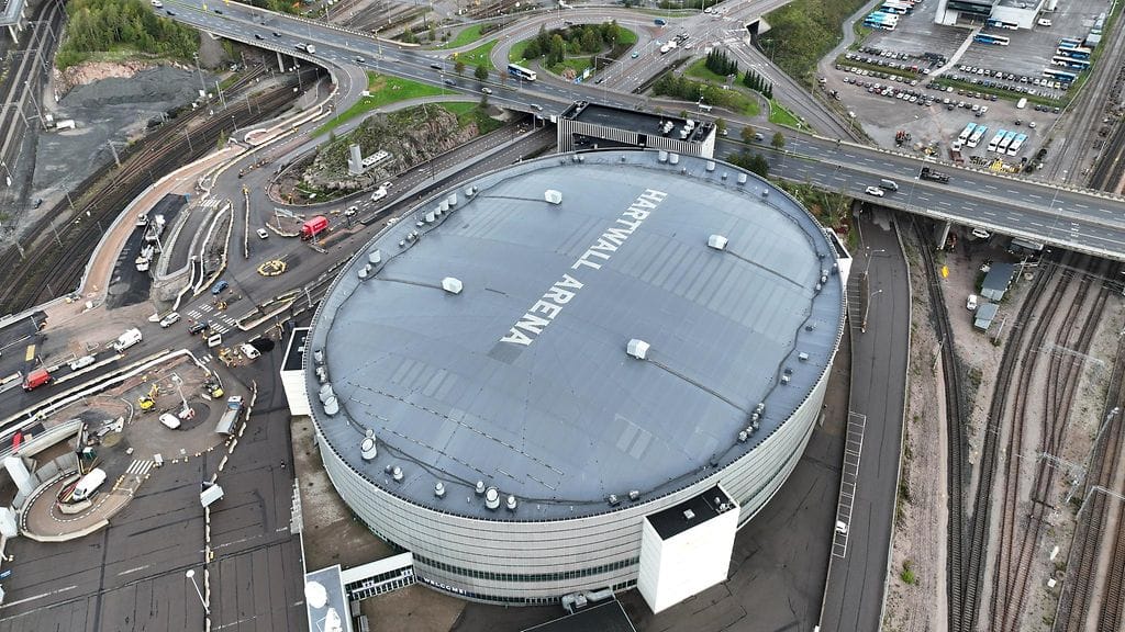 Helsinki-halli lokakuussa 2023.