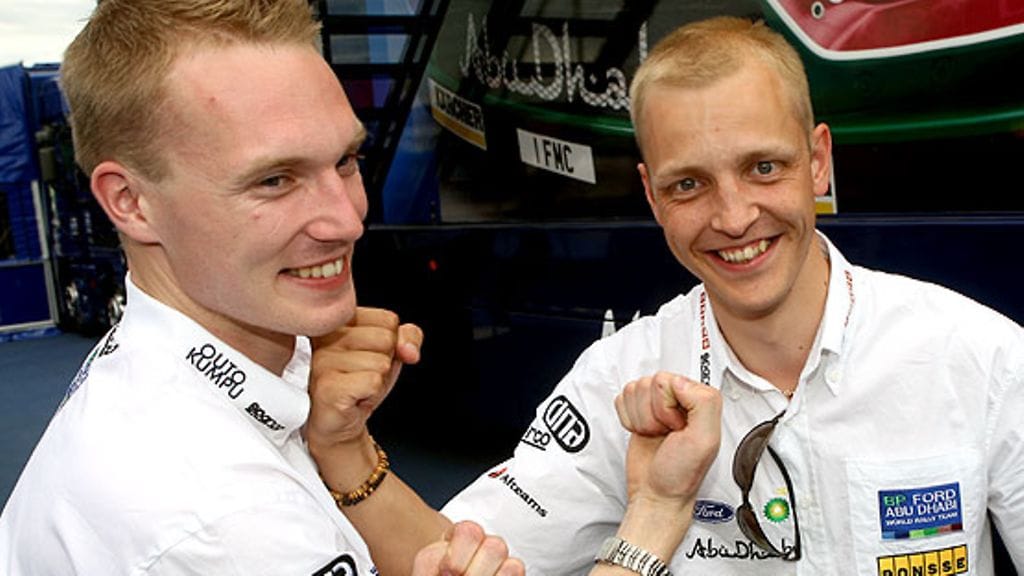 Jari-Matti Latvala ja Mikko Hirvonen (Kuva: Les Kolczak/Ford)