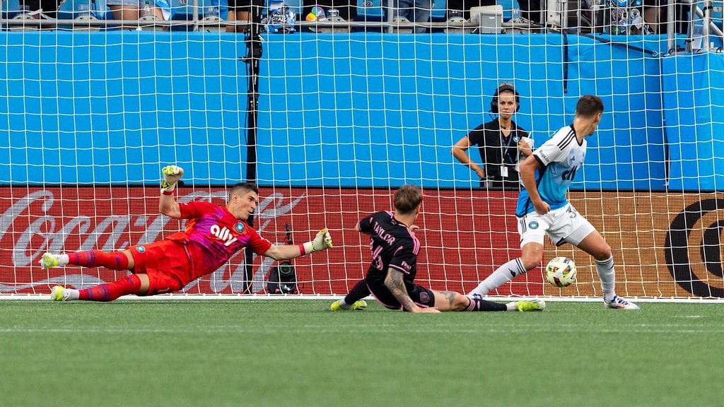 Robert Taylor viimeisteli Inter Miamin 1–0-osuman ke-to-yön MLS-kierroksella.