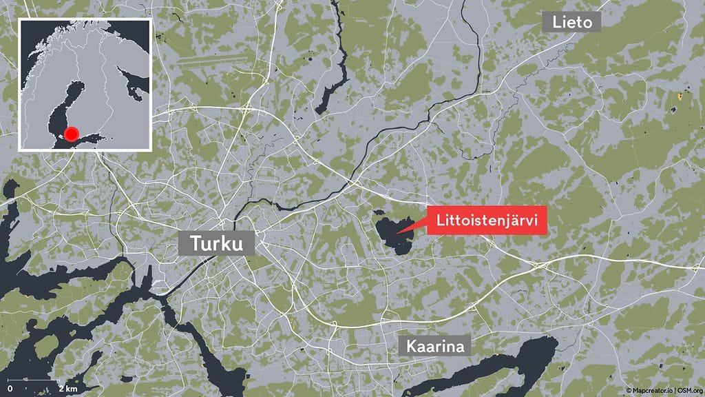 0607-Littoistenjärvi kartta