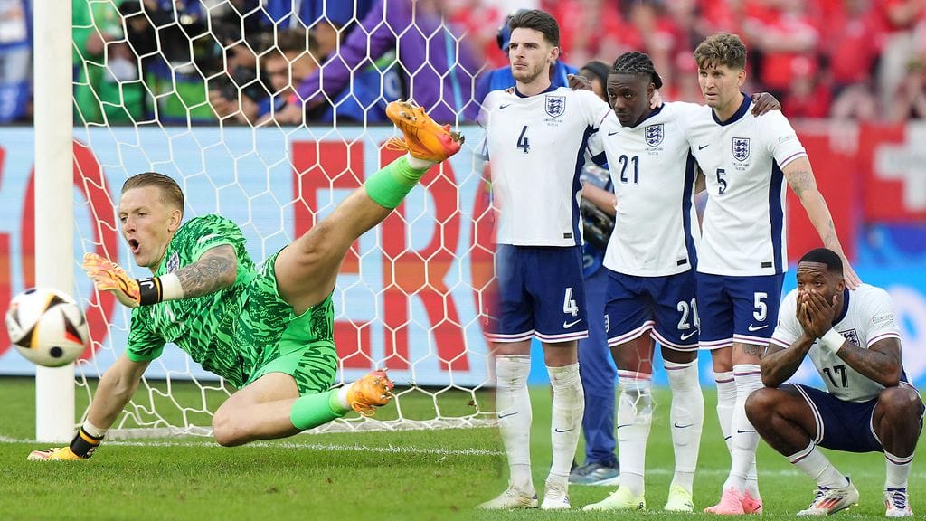 Englannin jalkapallomaajoukkueen synkkä historia rangaistuspotkukilpailuiden osalta sai käänteen EM-kisojen puolivälierissä Sveitsiä vastaan.