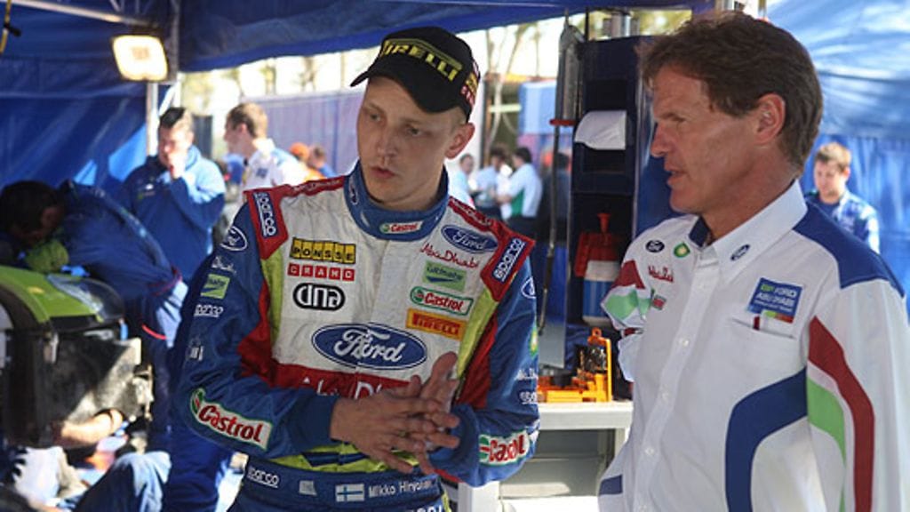 Mikko Hirvonen ja Malcolm Wilson, kuva: Ford/Les Kolczak