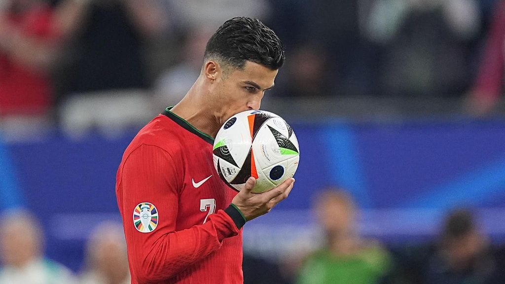 Cristiano Ronaldo pelasi Saksassa uransa kuudennet EM-kisat.