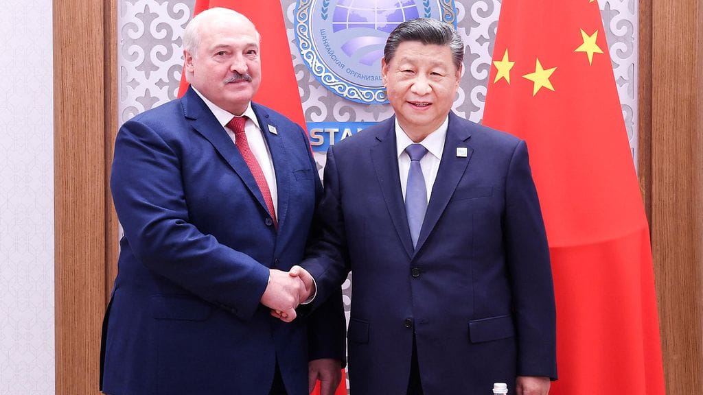 Valko-Venäjän Aljaksandr Lukashenka ja Kiinan Xi Jinping tapasivat Kazakstanissa heinäkuun alussa.