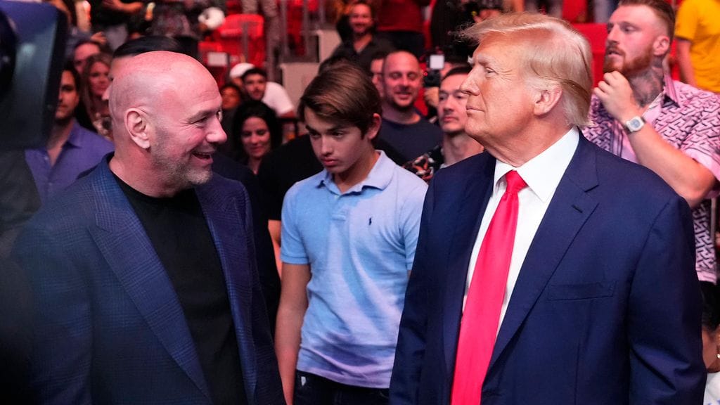 Dana White ja Donald Trump ovat ystäviä.