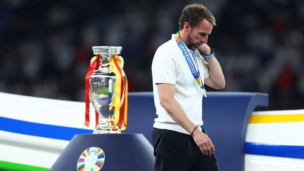 Gareth Southgate on nyt hävinnyt kaksi peräkkäistä EM-finaalia Englannin päävalmentajana.