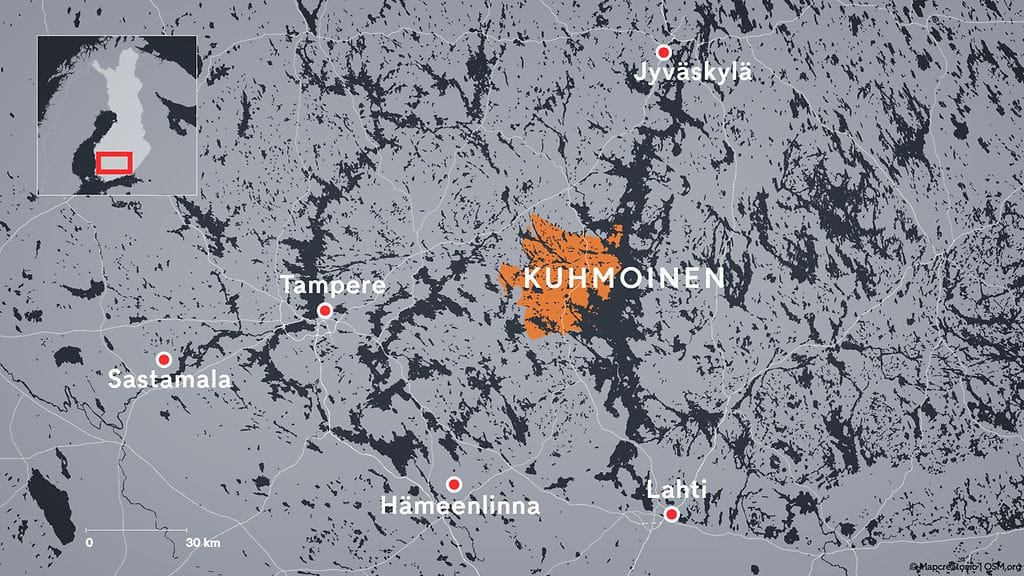 Kuhmoisten (karttakuva) ase- ja varusmuseosta on varastettu jälleen aseita, kertoo Sisä-Suomen poliisilaitos.