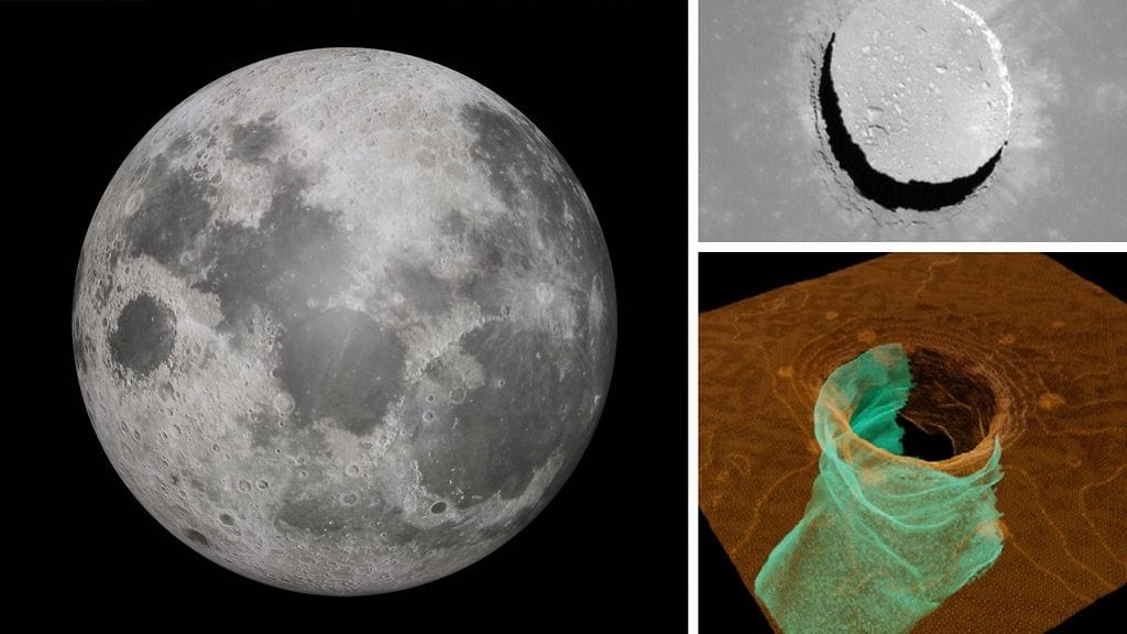 Luola sijaitsee Mare Tranquillitatis -tasangolla, johon myös laskeutui Apollo 11 -avaruuslento vuonna 1969.