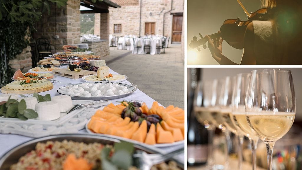 Italiassa suomalaispareille häitä järjestävä Mari Mattila kertoo, mitä elementtejä kuuluu italialaisiin häihin.