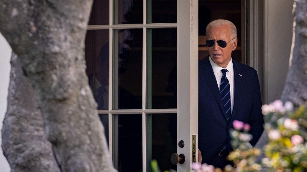 Biden kuvattuna Valkoisessa talossa 15. heinäkuuta.