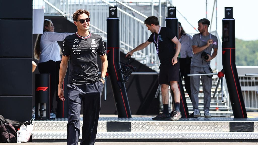 George Russell kertoo oppineensa paljon Novak Djokovicilta.