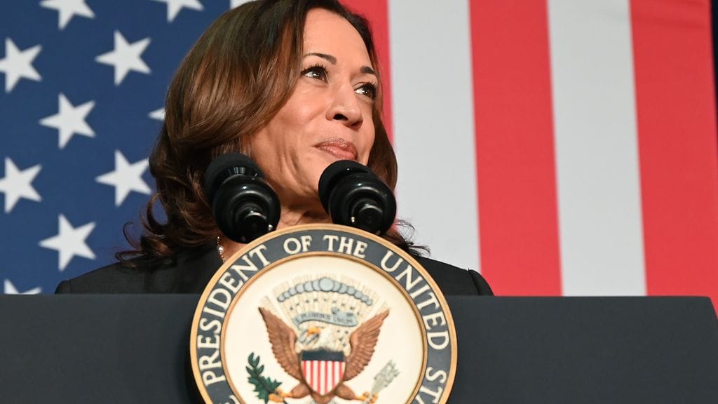 Demokraattien varapresidenttiehdokas Kamala Harris on sanonut haluavansa ansaita puolueensa ehdokkuuden.