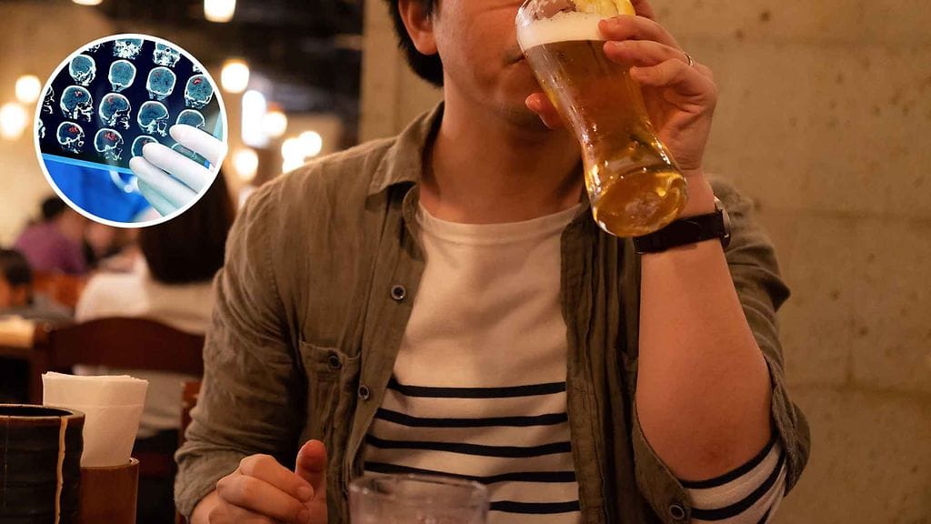 Nuorten miesten kannattaa olla varovaisia alkoholin kanssa, jos haluavat suojata aivoterveyttään.