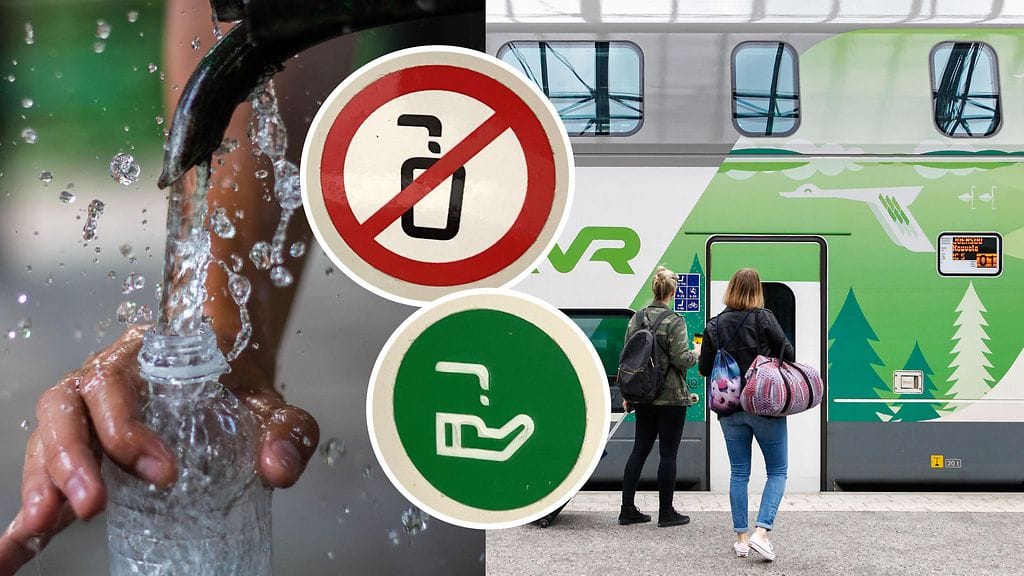 Junan vessan vettä ei ole tarkoitettu juotavaksi.