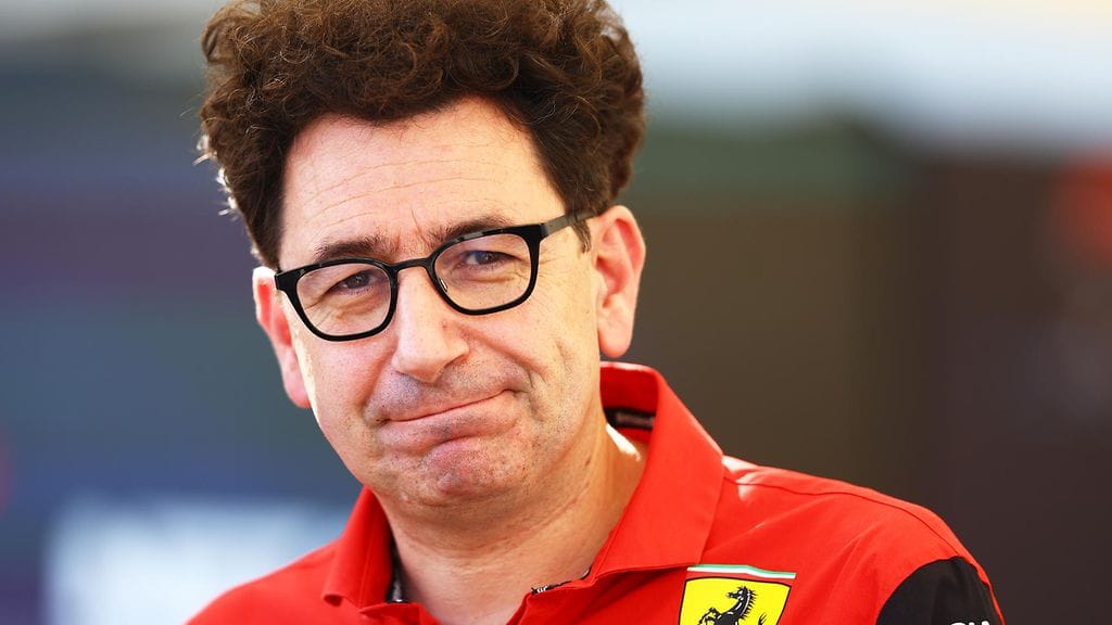 Mattia Binotto jätti Ferrarin vuonna 2022.