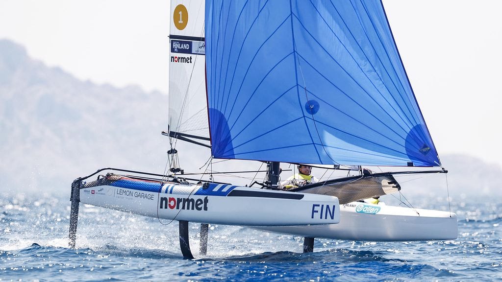 Akseli Keskinen ja Sinem Kurtbay ovat valmistautuneet olympiamitalien jahtiin jo vuosien ajan Marseillen vesillä.