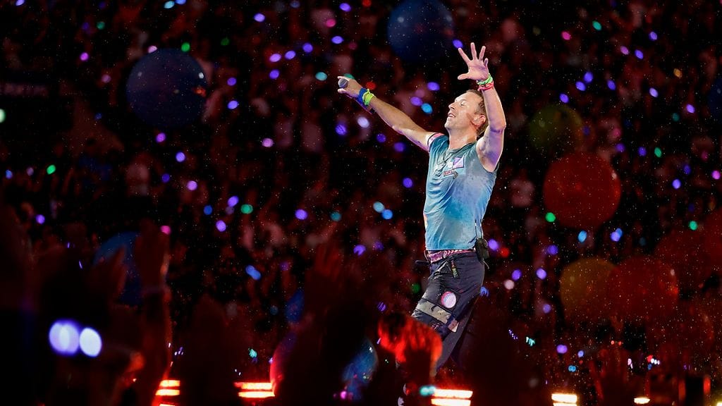 Coldplay konsertoi Suomessa neljänä iltana.