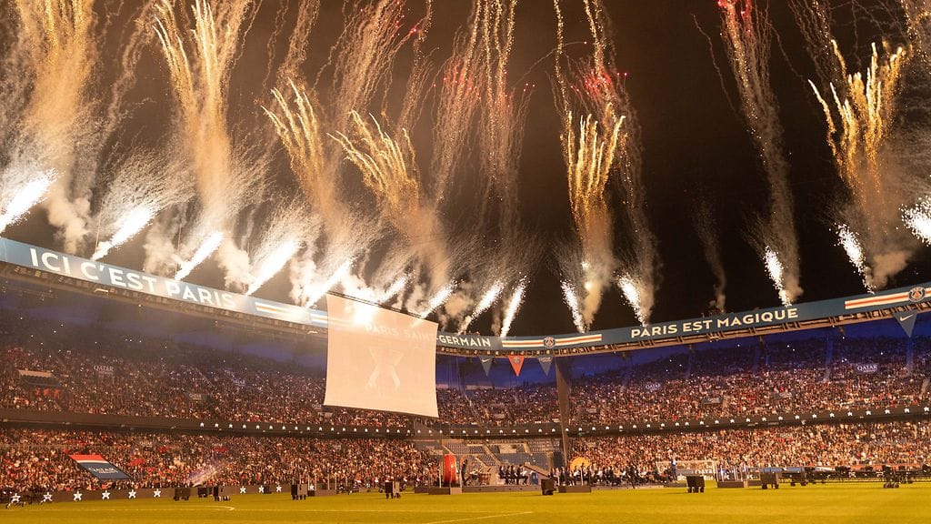 Kuva Par des Princes -stadionilta.