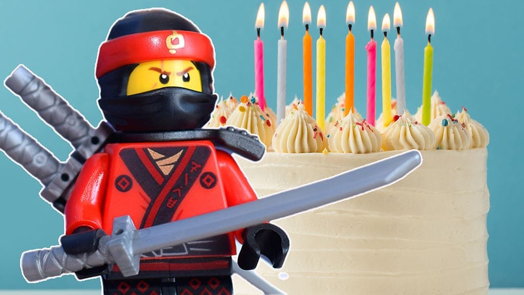 Lego Ninjago -teemaisesta kakusta tuli jotain aivan muuta. Kuvituskuva.