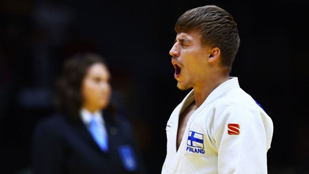 Luukas Saha taisteli EM-mitalin.