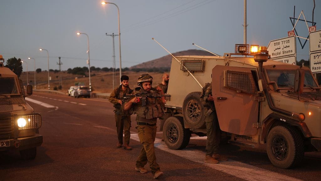 Uutiskuvaa Golanin alueelta.