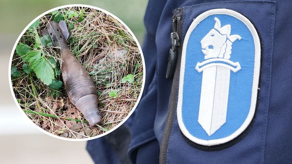 Ohikulkija löysi sodanaikaisen kranaatin maastosta Turussa.