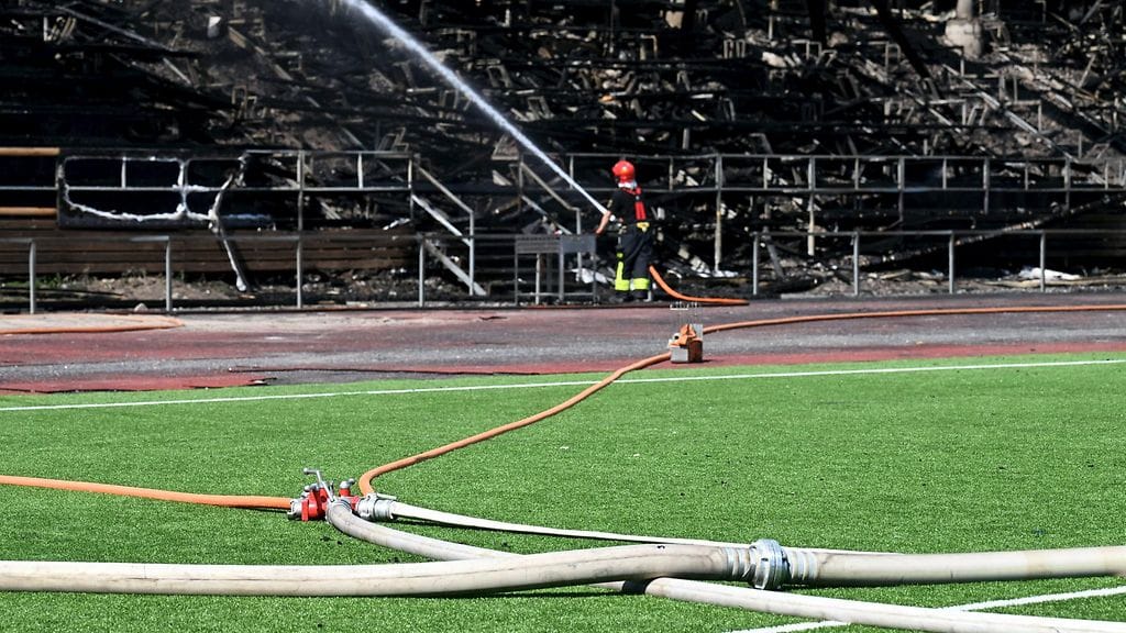 Gnistanin kotiareenan katsomo tuhoutui täysin tulipalossa heinäkuussa.