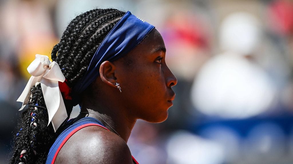 Coco Gauffin tunteet nousivat pintaan tiistaina.