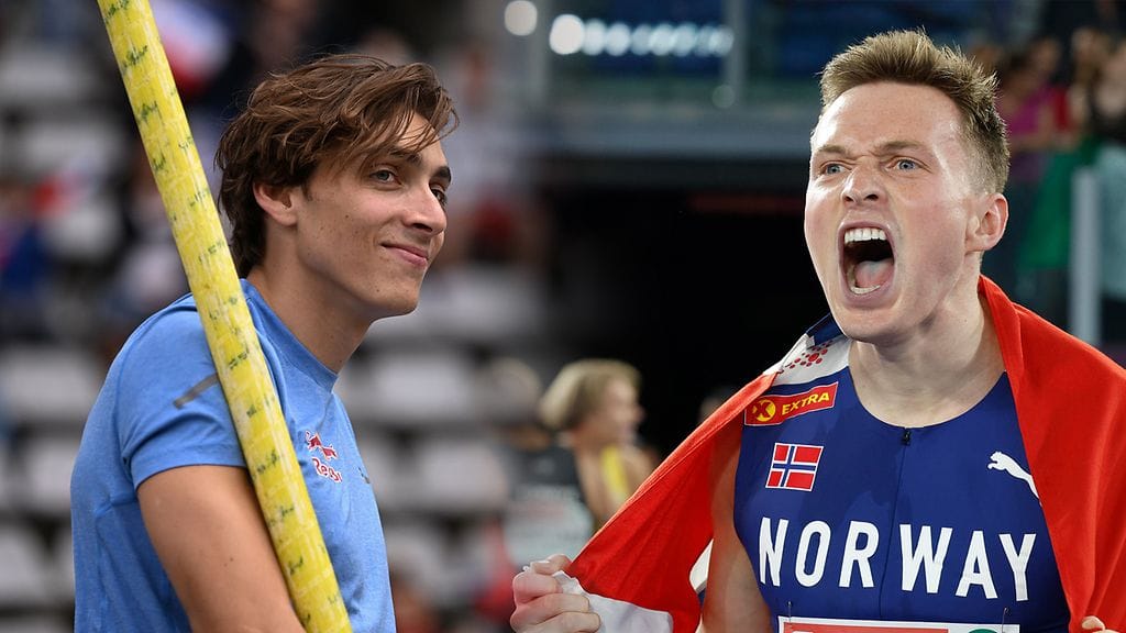 Armand Duplantis ja Karsten Warholm kohtaavat 100 metrin juoksukisassa syyskuussa.