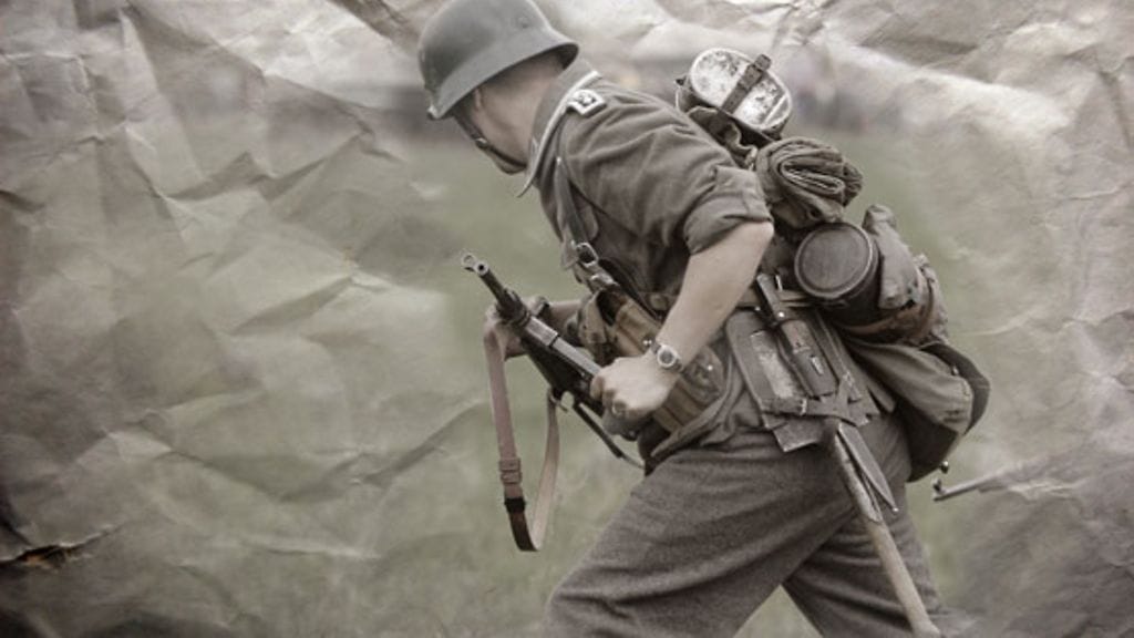 Vihollisleirit olivat vain joen mitan päässä toisistaan.