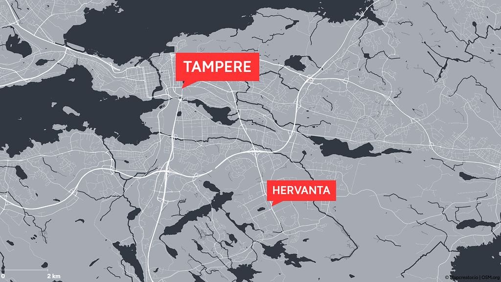 Poliisi epäilee rikoksen tapahtuneen Hervannassa sijaitsevassa kerrostaloasunnossa 4.-5.7.2024 välisenä yönä.