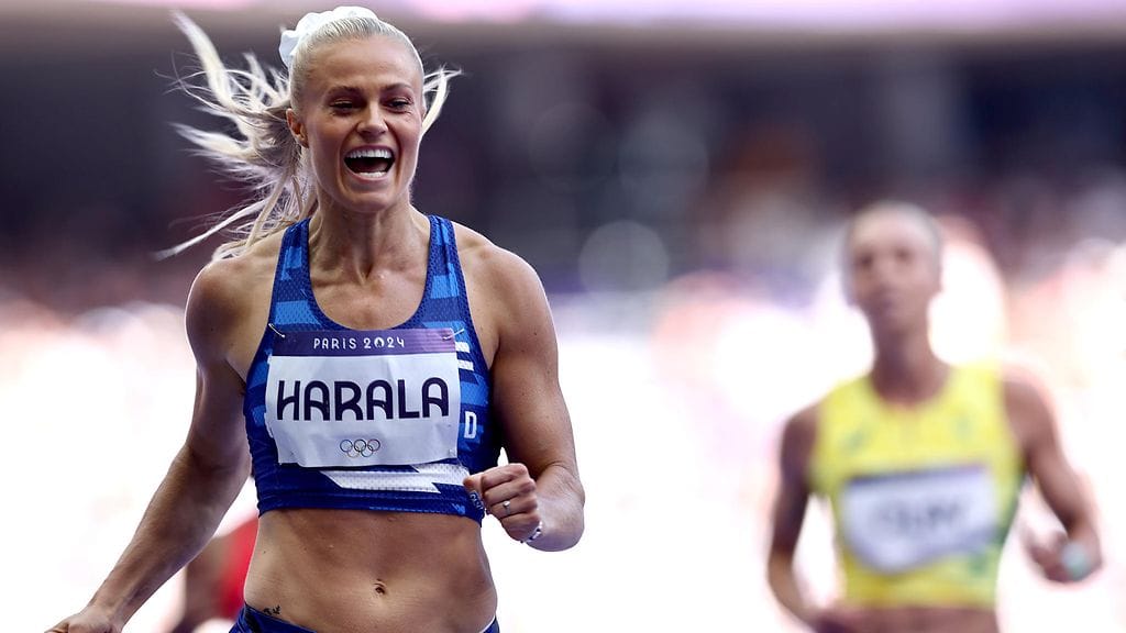 Lotta Harala juoksi Pariisin olympialaisten välieriin ajalla 12,86.