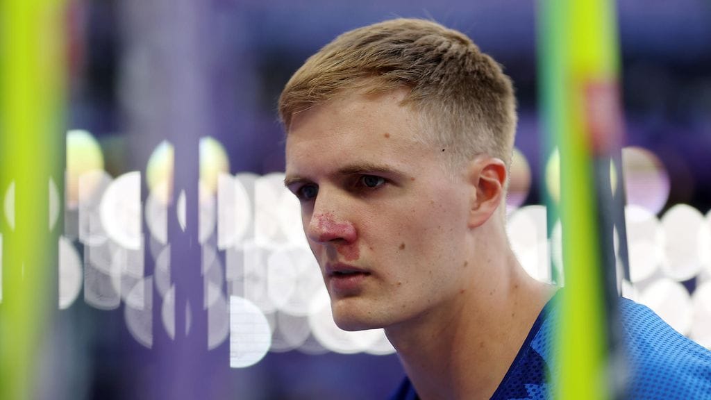 Oliver Helander jäi ulos keihäsfinaalin kolmelta viimeiseltä kierrokselta.