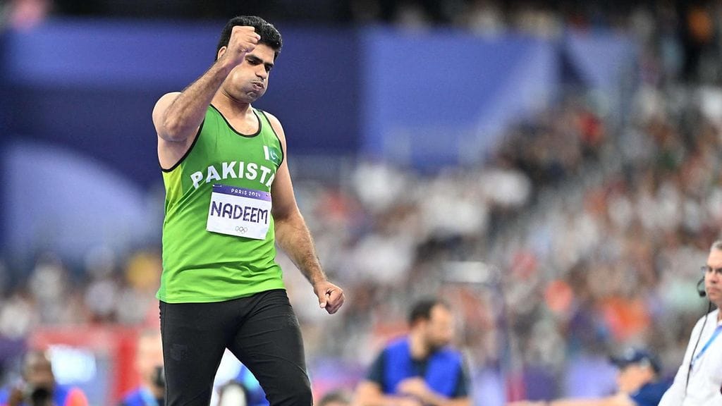 Arshad Nadeem murskasi olympiaennätyksen ja otti miesten keihäskultaa Pariisissa.