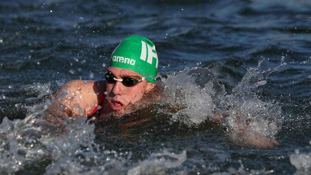 Daniel Wiffen sai tarpeekseen avovesiuinnista.