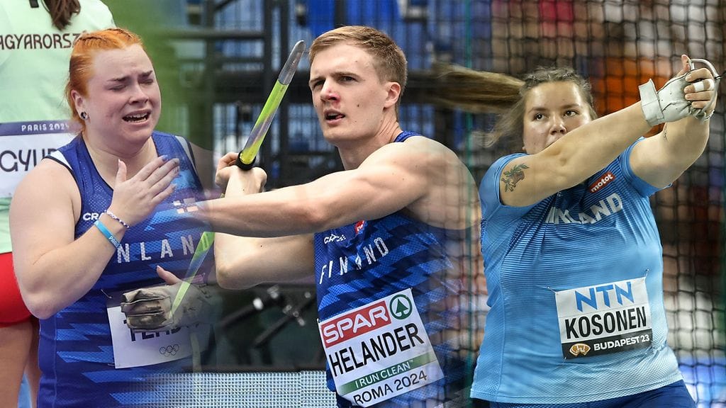 Krista Tervo, Oliver Helander ja Silja Kosonen edustivat Suomea olympialaisten yleisurheilussa.