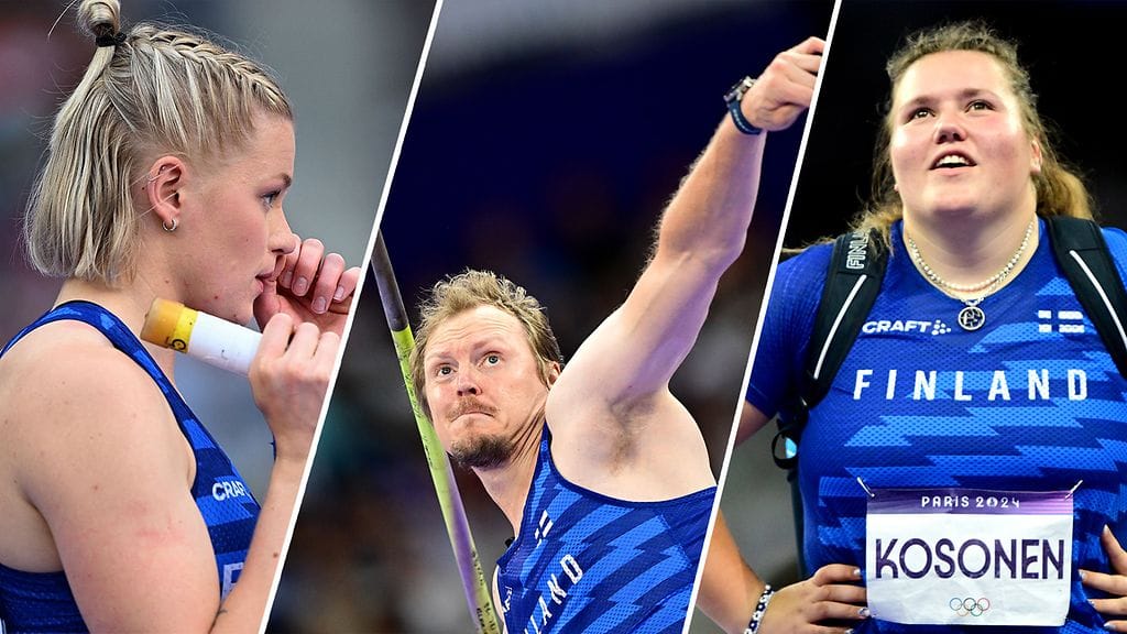 Wilma Murto, Lassi Etelätalo ja Silja Kosonen ylsivät kaikki pistesijalle Pariisin olympialaisissa.