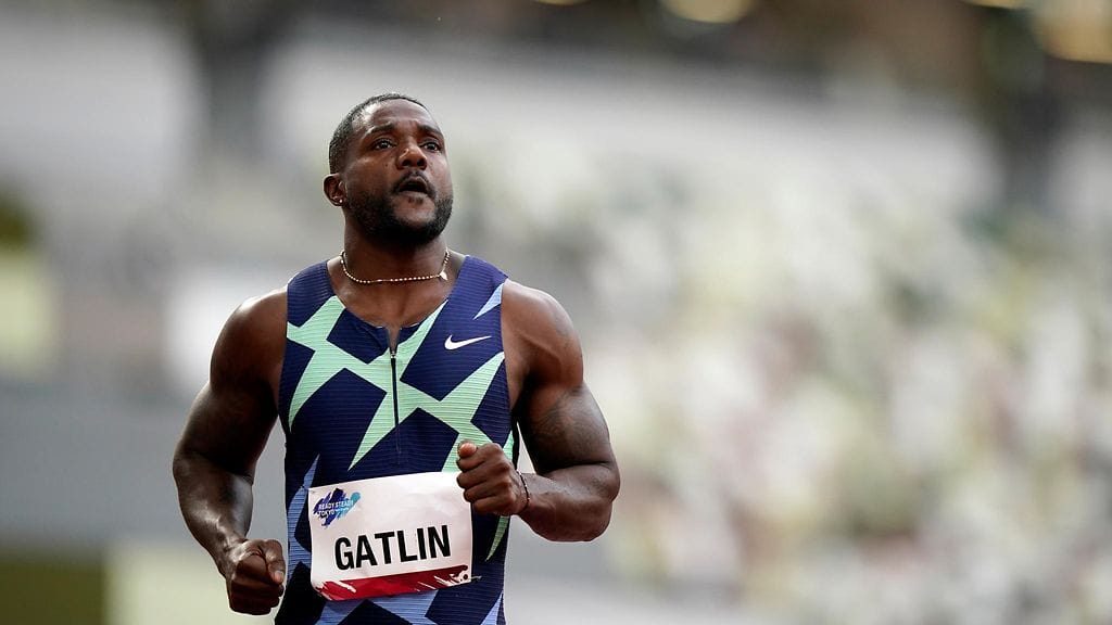 Justin Gatlin ymmärtää Noah Lylesia.