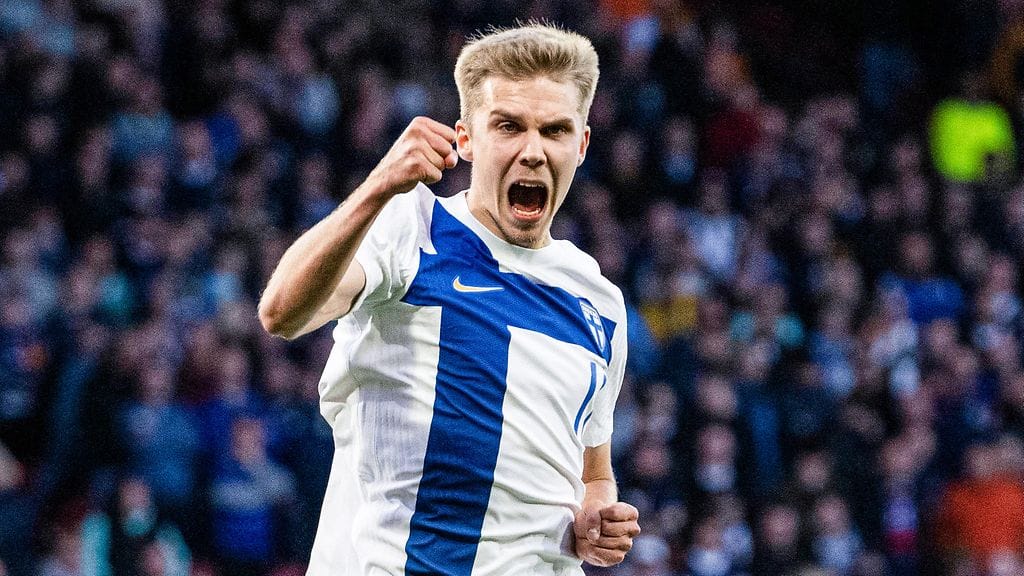 Oliver Antman on osunut 12 A-maaottelussa peräti kuusi kertaa.